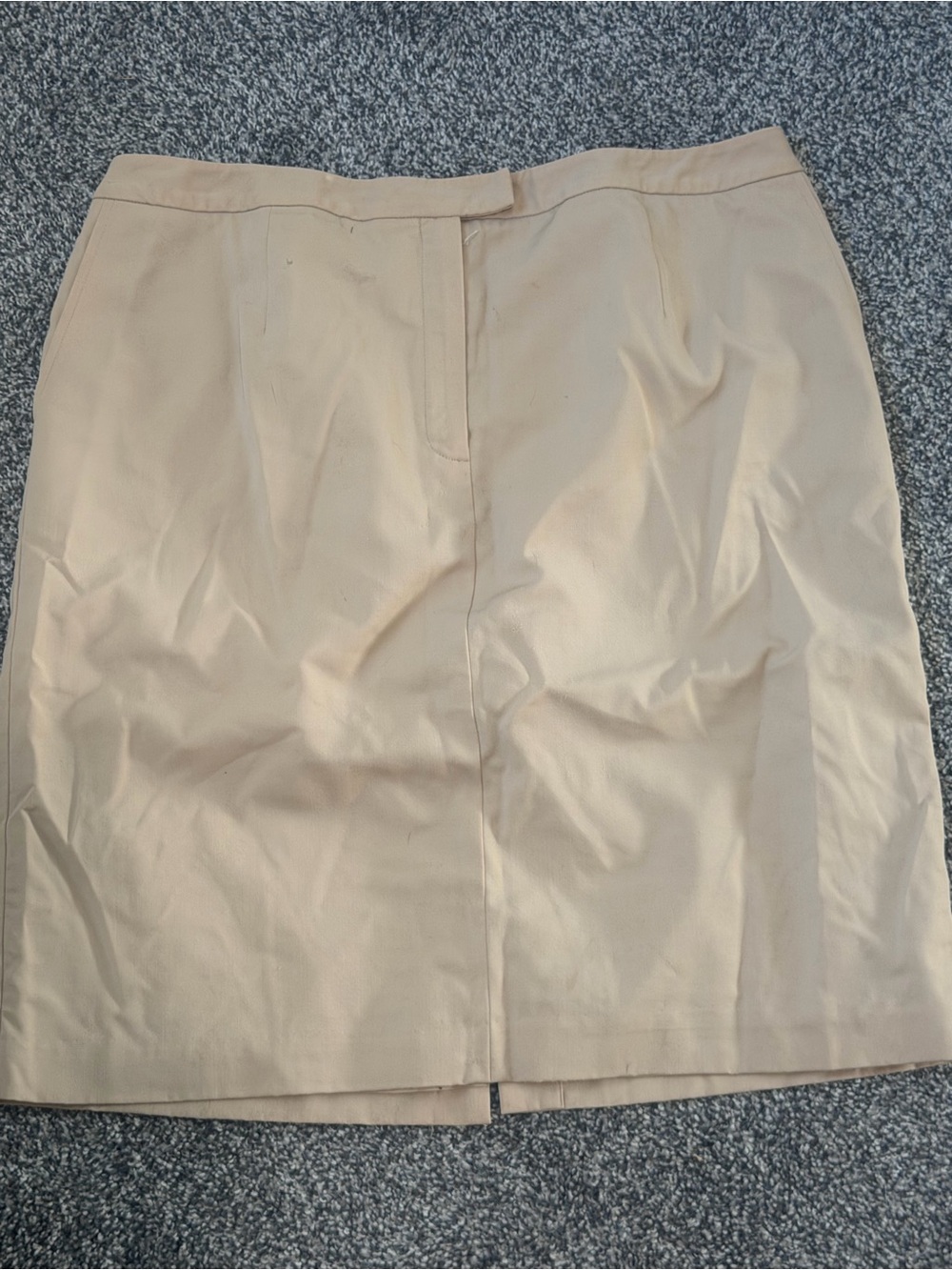 Classic Women's Beige Pencil Skirt